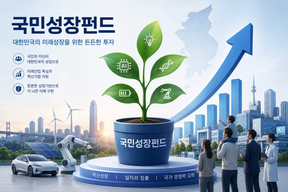 국민성장펀드 2026년, 투자 전 필독! 장점·단점·가입 조건 총정리