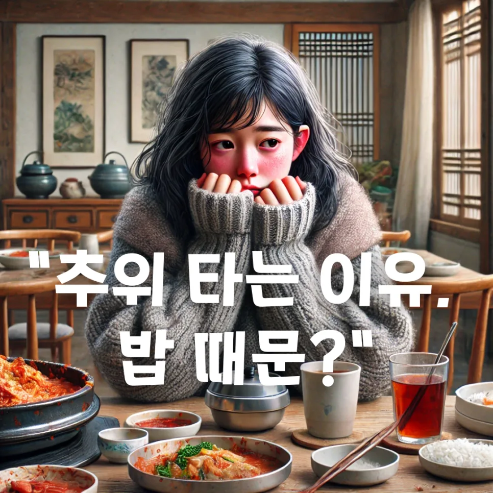 겨울철 체온 유지 식습관: 과식하면 더 추운 이유 2026