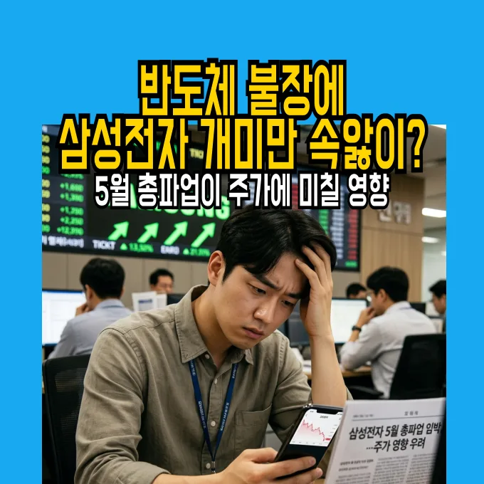 삼성전자 주가 왜 못 오를까? 2026년 파업 리스크와 투자 전략