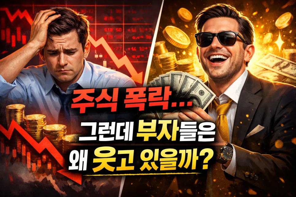 주식 하락장, 부자들은 왜 웃을까? 2026년 투자 전략