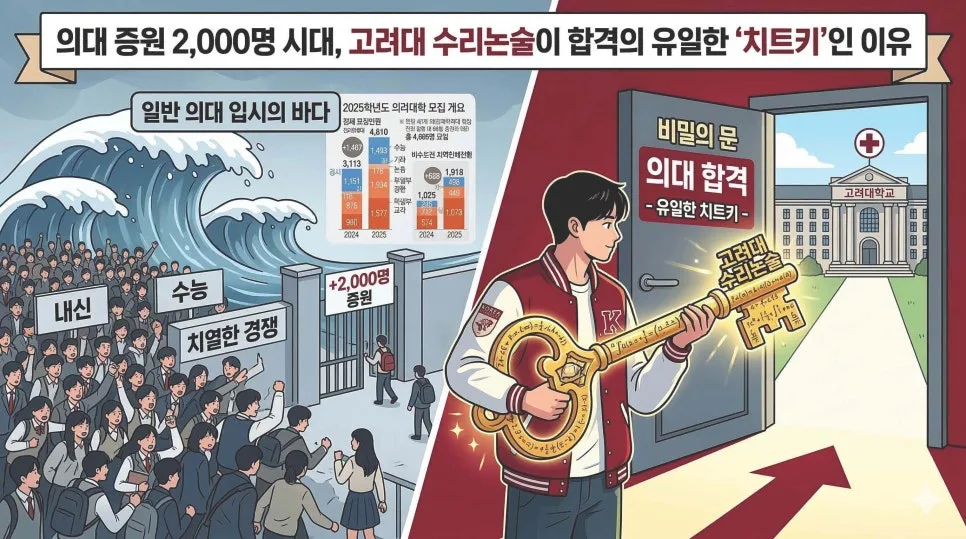 2027 의대 논술 합격 전략: 고려대 수리논술이 답인 이유