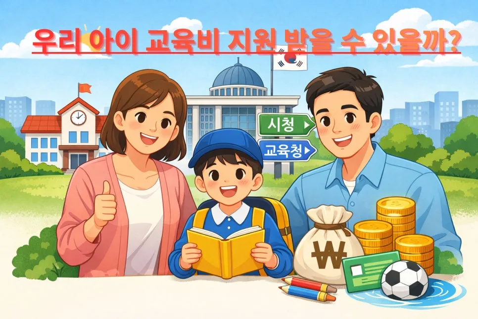 2026년 지자체 교육지원금, 우리 아이 지원금 받는 법 총정리