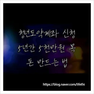 청년도약계좌 2026년 가입 조건 및 5천만원 목돈 만들기 완벽 가이드