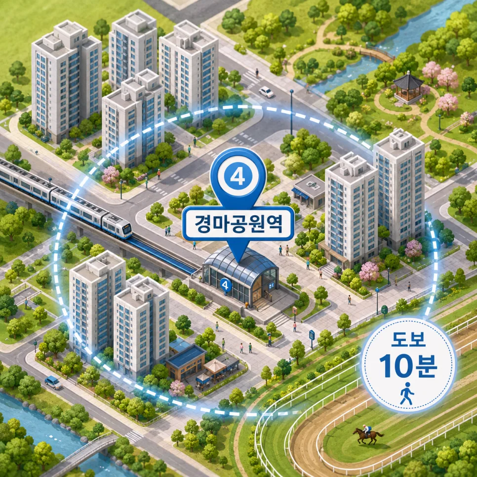 경마공원역 아파트 2026년 핵심 전망: 과천주암 C1·C2 분석