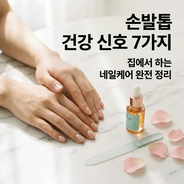 손톱 건강 신호 7가지와 2026년 셀프 네일케어 완벽 가이드