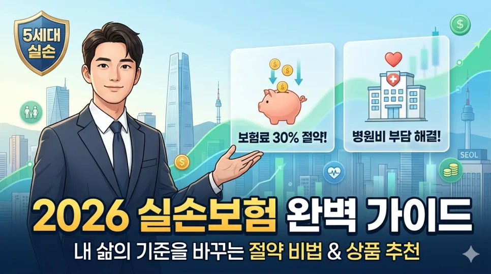 5세대 실손보험, 2026년 보험료 절약 핵심 총정리