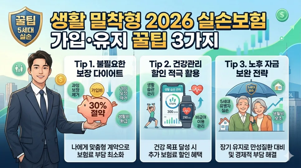 5세대 실손보험, 2026년 보험료 절약 핵심 총정리 2