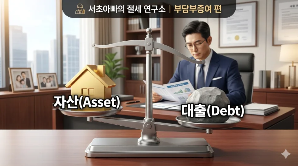 자녀 증여세 0원? 부담부증여 2026년 핵심 원리 및 함정 분석