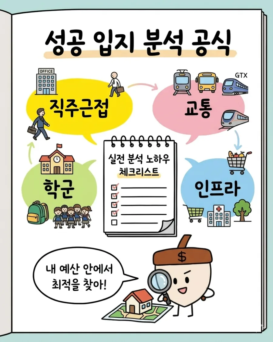 2026년 내 집 마련 성공 공식: 입지 분석 4가지 핵심 전략