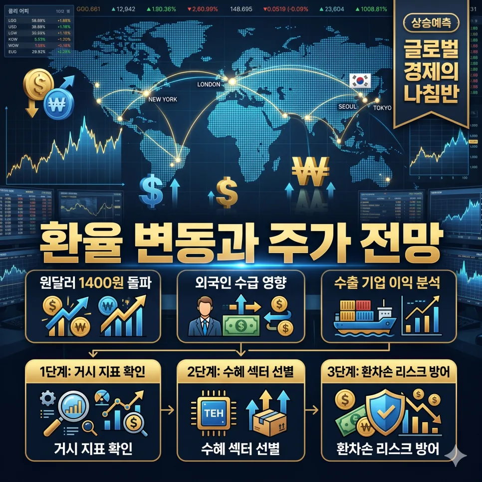 2026년 강달러 시대, 환율 급등 속 수출주 투자 전략 총정리