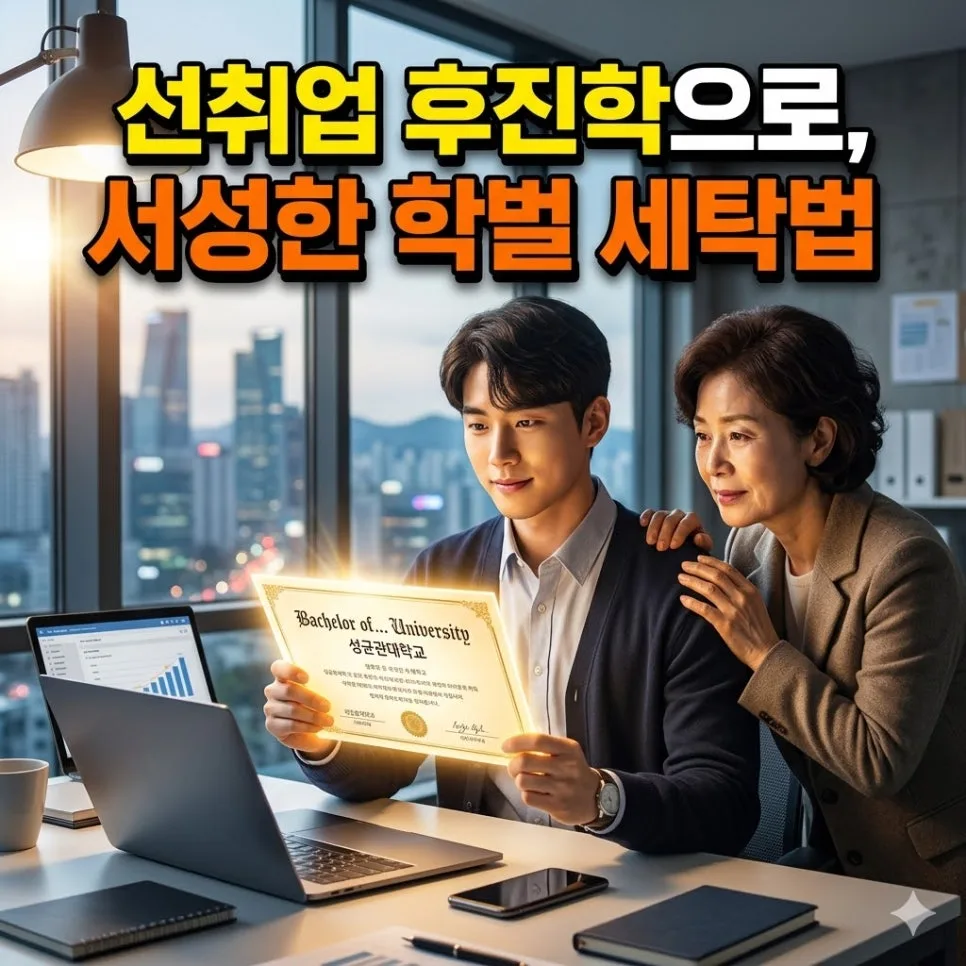 마이스터고 3년 경력으로 명문대 가는 법 2026