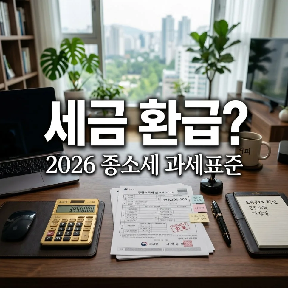 2026 종합소득세 과세표준 구간별 세율 및 절세 팁 총정리