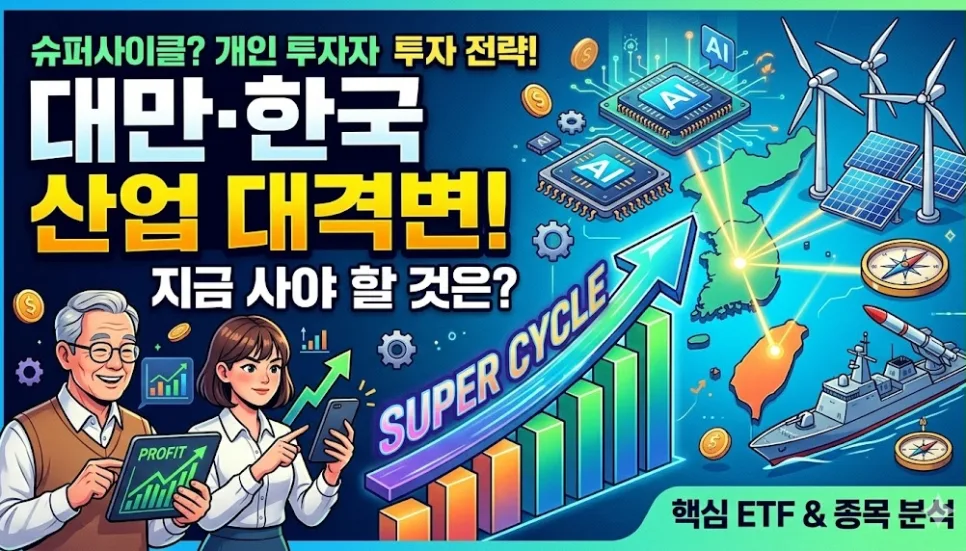 2026 한국 대만 슈퍼사이클 투자 전략: AI 시대 핵심 산업 분석