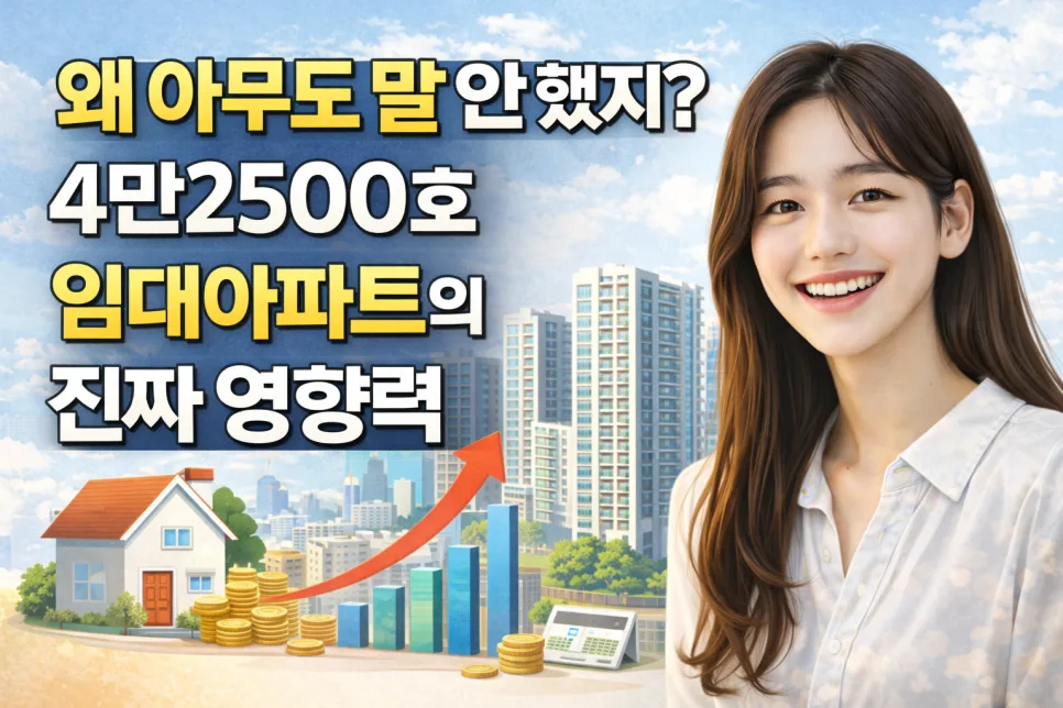 서울 등록 임대아파트 4만 2500호, 부동산 시장 영향력 분석 2026 — 비즈니스·경제 — ssisisi