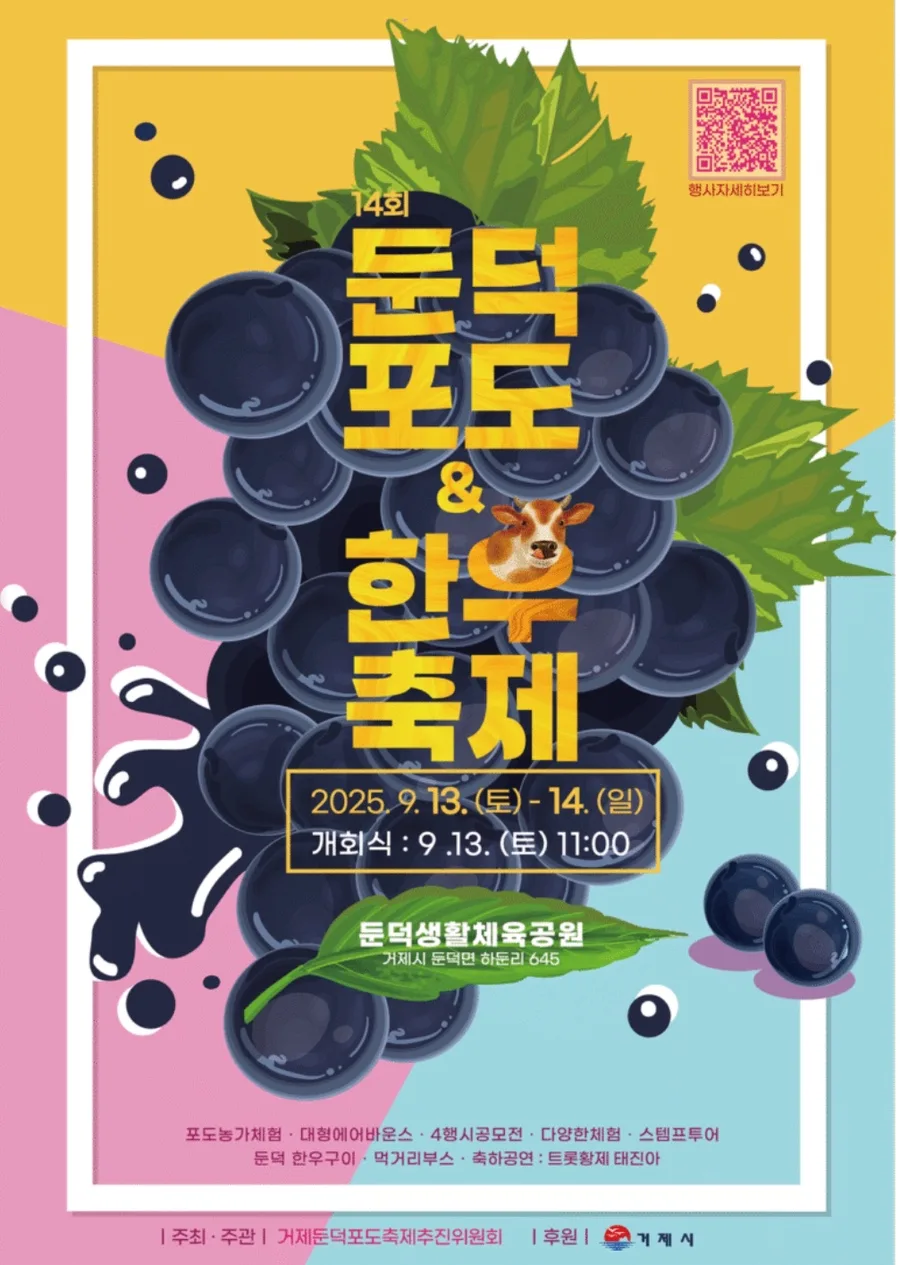 거제 둔덕 한우 맛집 2026: 포도축제와 함께 즐기는 법