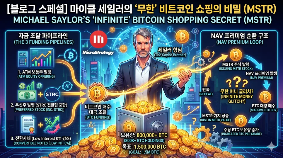 마이크로스트래티지 비트코인 매수 전략 2026: 세일러의 자금 조달 비법