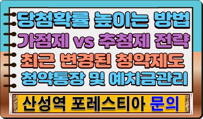 2026년 청약 당첨 확률 높이는 5가지 전략 총정리