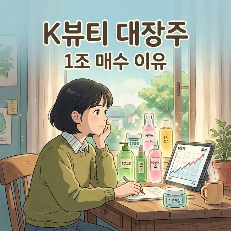 K-뷰티 대장주 2026: 외국인 1조 매수 신호와 투자 체크리스트
