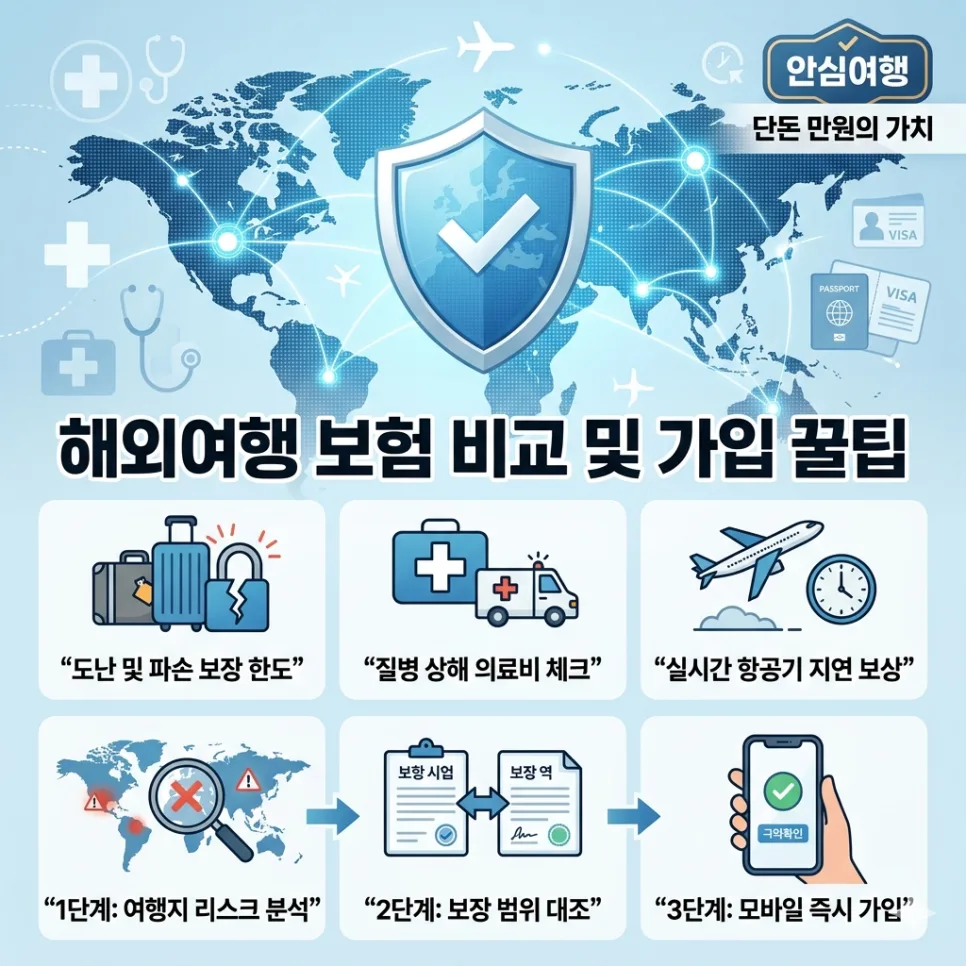해외여행 보험 2026년 필수 가입 가이드: 보장 범위부터 사고 대응까지