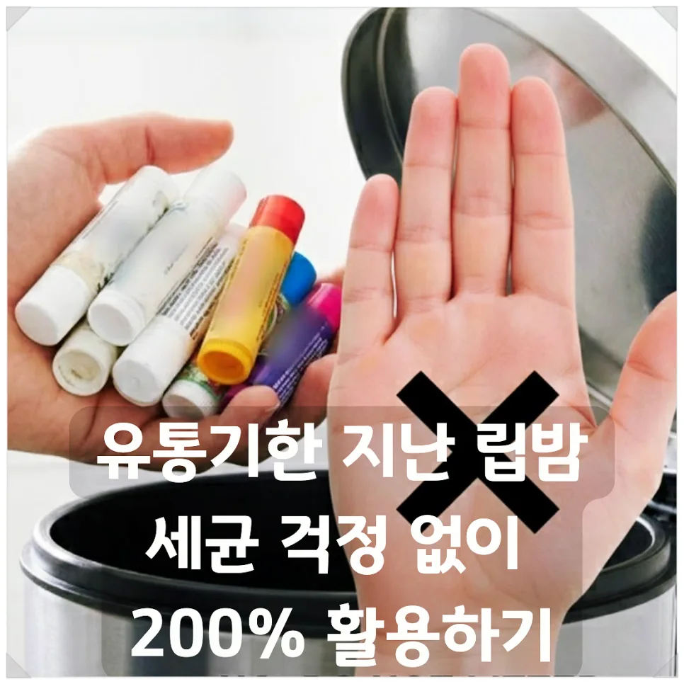 유통기한 지난 립밤, 버리지 마세요! 살림 활용법 2026