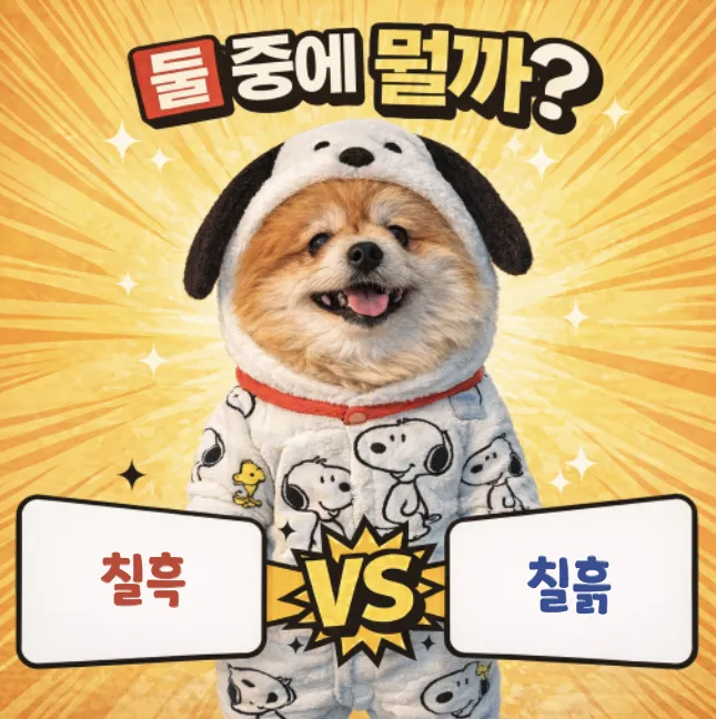 칠흑 vs 칠흙: 어둠의 색깔, '흑'과 '흙' 중 올바른 표현은 2026