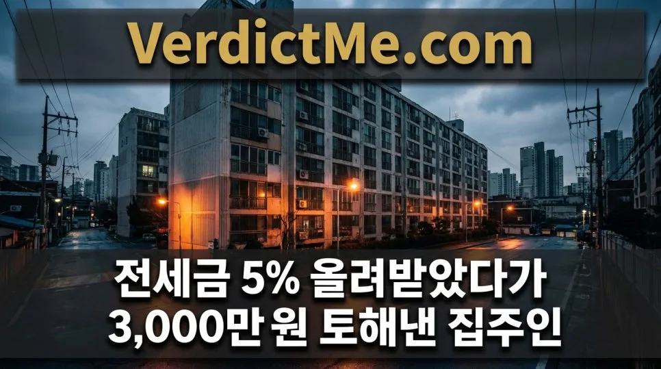 전세금 5% 인상 요구했다 3천만원 배상? 2026년 판례 총정리