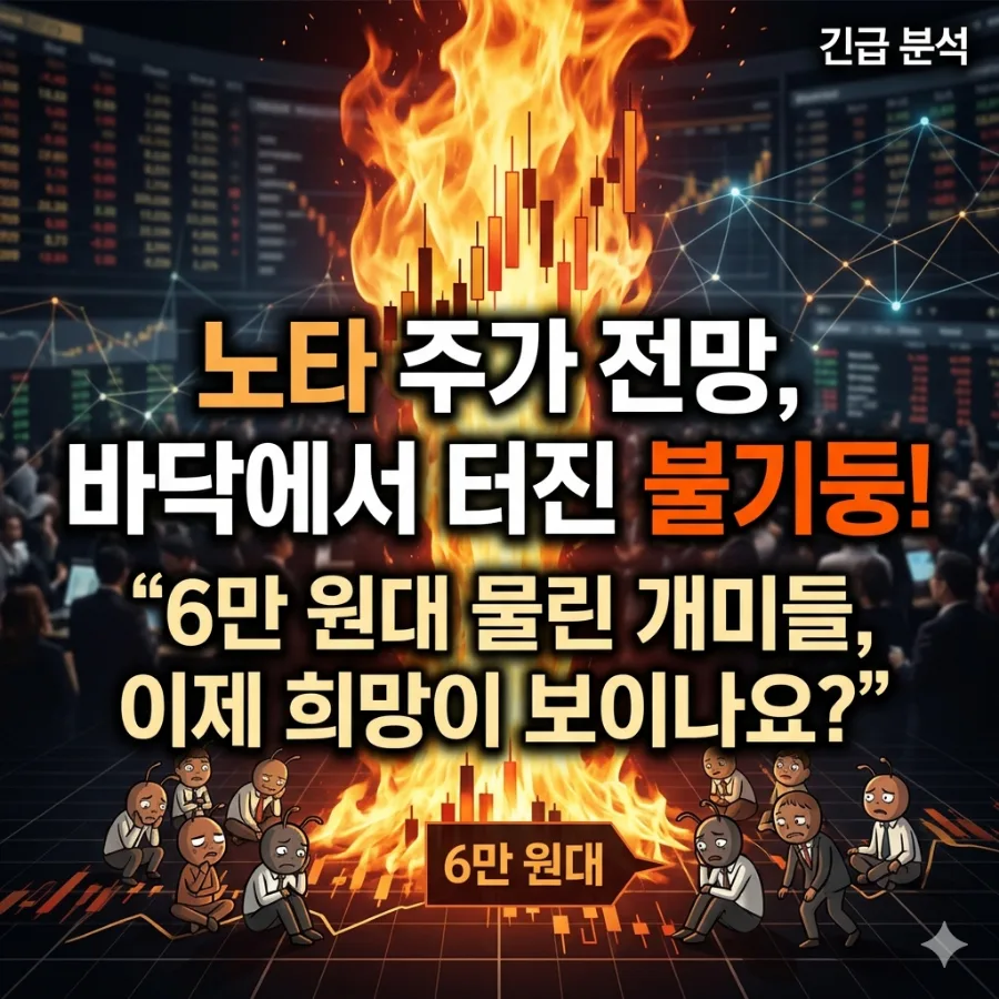 노타 주가 전망 2026: AI 경량화 기술, 바닥 찍고 상승 신호탄인가?