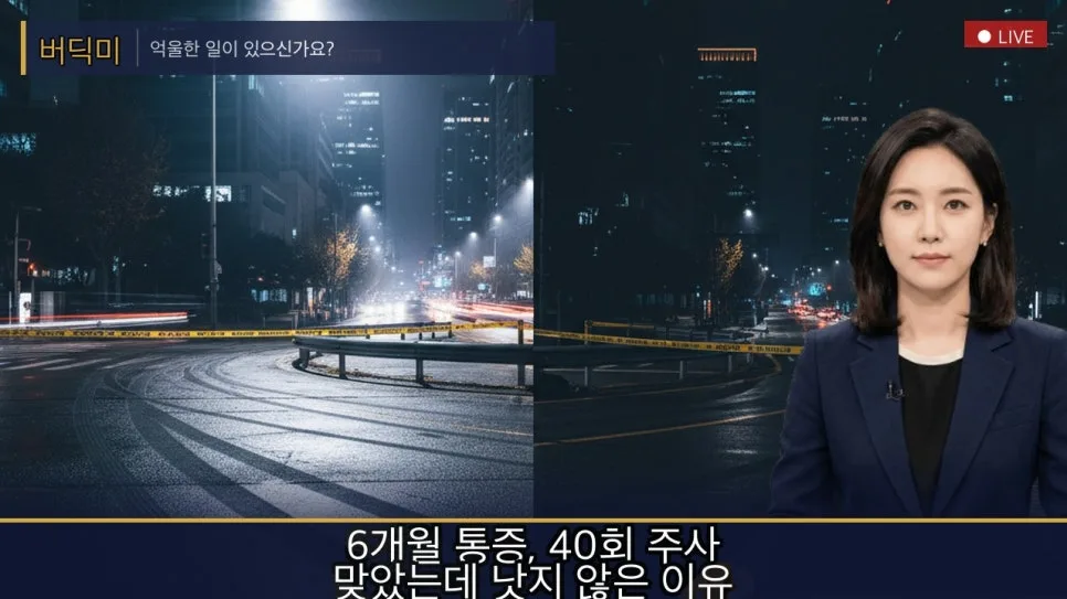 무릎 통증 6개월 지속, 40회 주사에도 낫지 않은 이유 2026