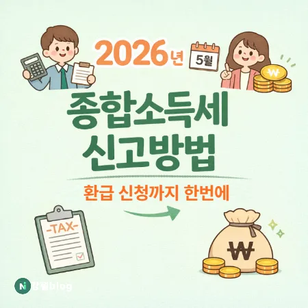 2026년 종합소득세 신고, 환급까지 받는 방법 총정리