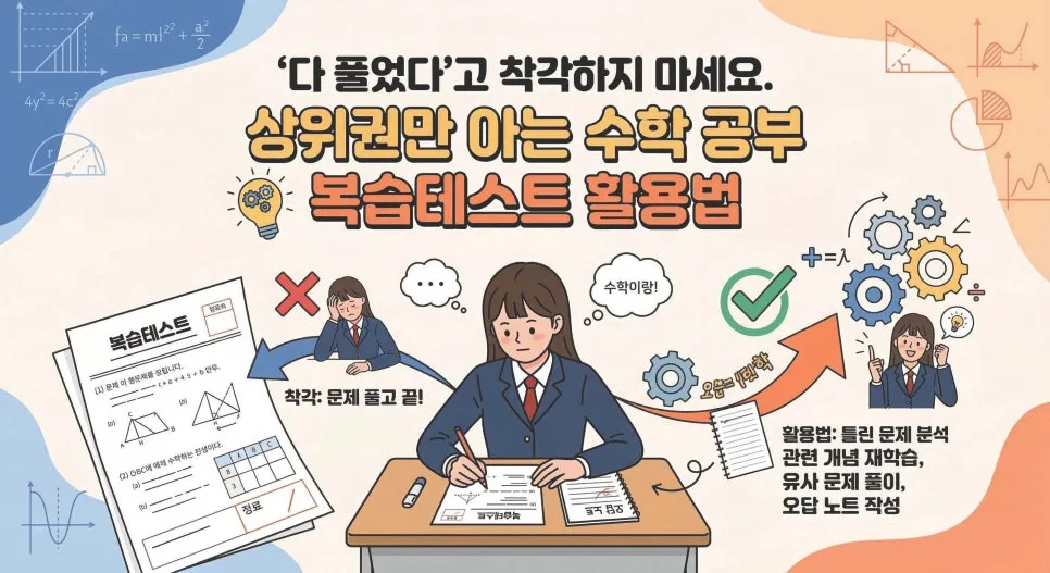 고1 수학 1등급 비결: 복습테스트 활용법 2026