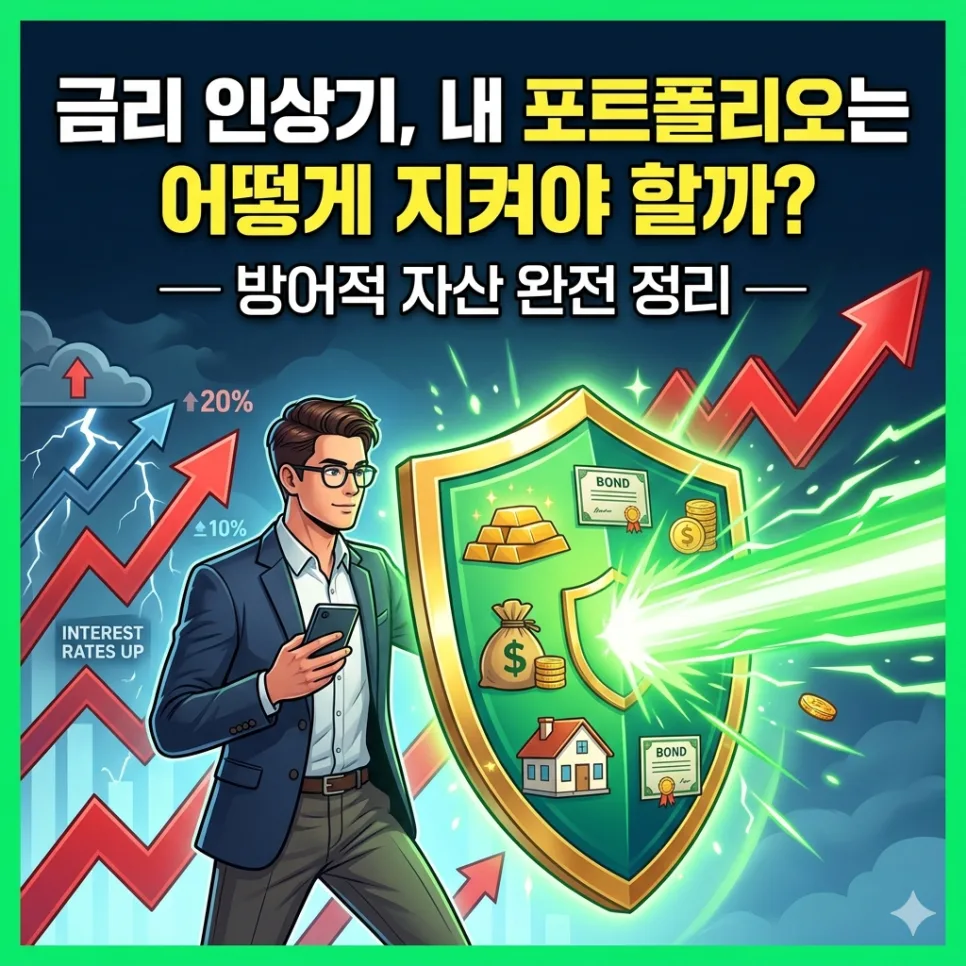 금리 인상기 포트폴리오 방어 전략 2026: 핵심 원칙과 자산 배분
