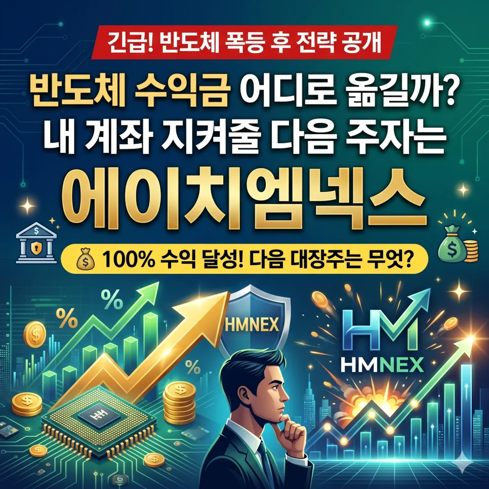 2026년 반도체 수익금, 에이치엠넥스 투자로 갈아탈까?