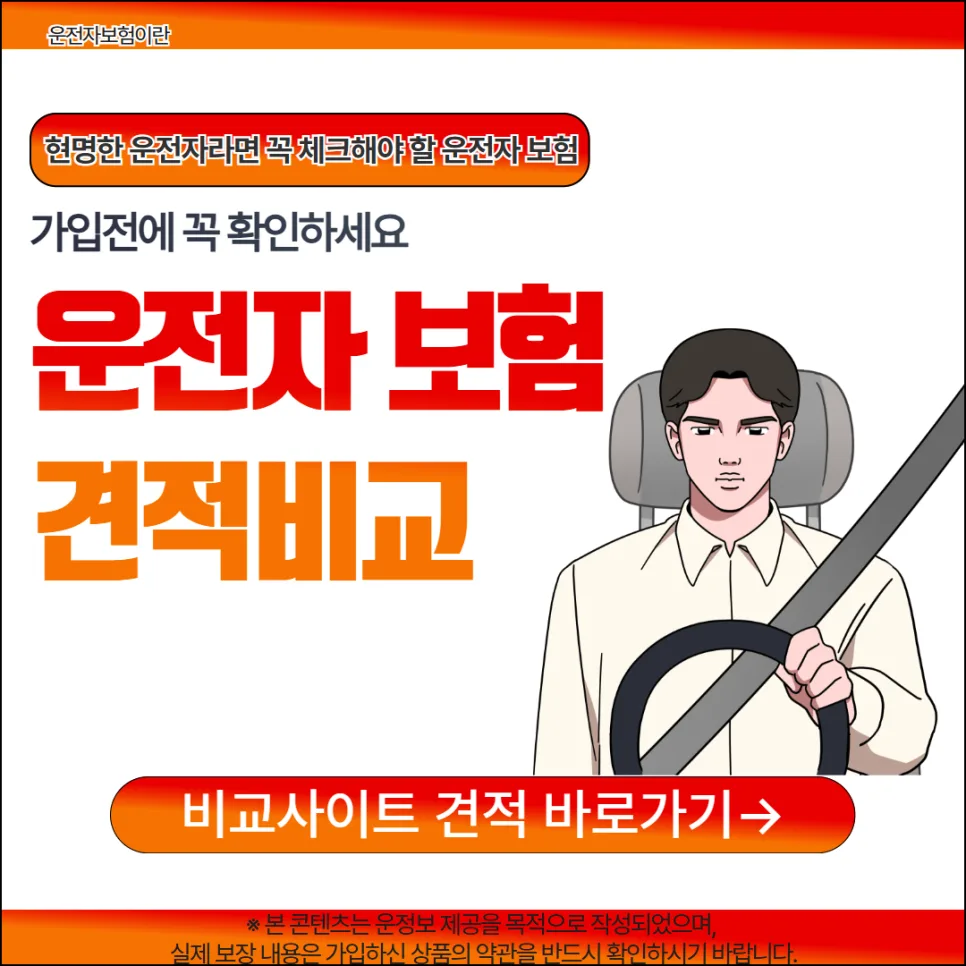 운전자보험, 2026년 나에게 맞는 상품 찾는 법 3단계