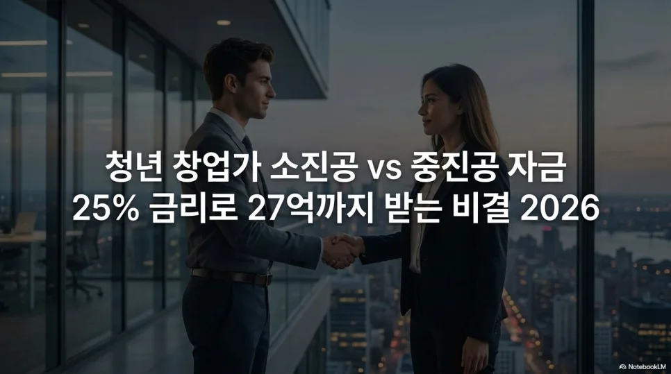 청년 창업 자금 2026: 소진공 vs 중진공 2.7억까지 받는 법
