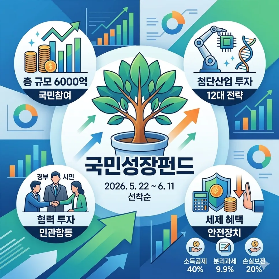 국민성장펀드 150조, 2026년 절세 혜택 총정리 2
