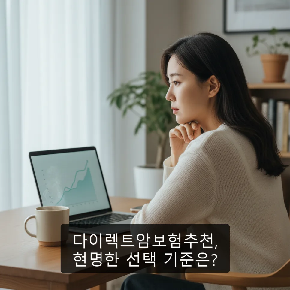 2026년 다이렉트 암보험, 내게 맞는 상품 찾는 5단계