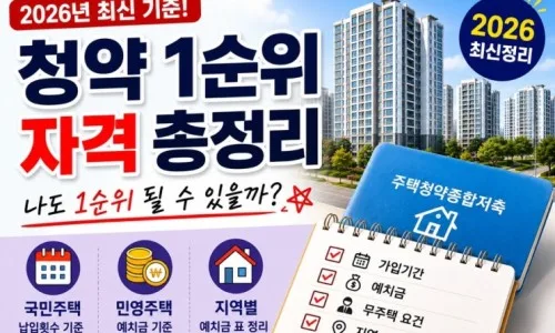신혼·신생아 특례 확대 2026: 청약통장 전환 및 정책 총정리 2