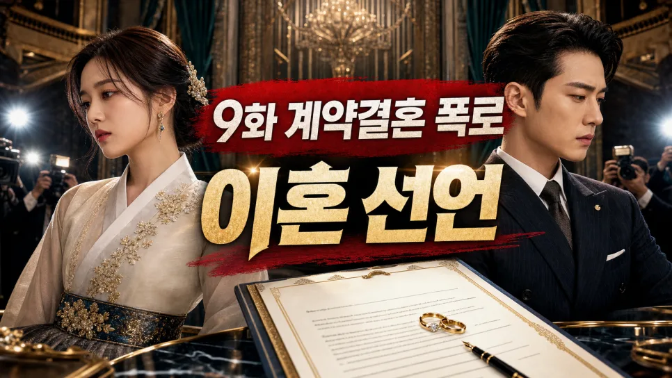 21세기 대군부인 9화: 계약결혼 폭로와 이혼 선언, 로맨스 넘어 정치극 2026