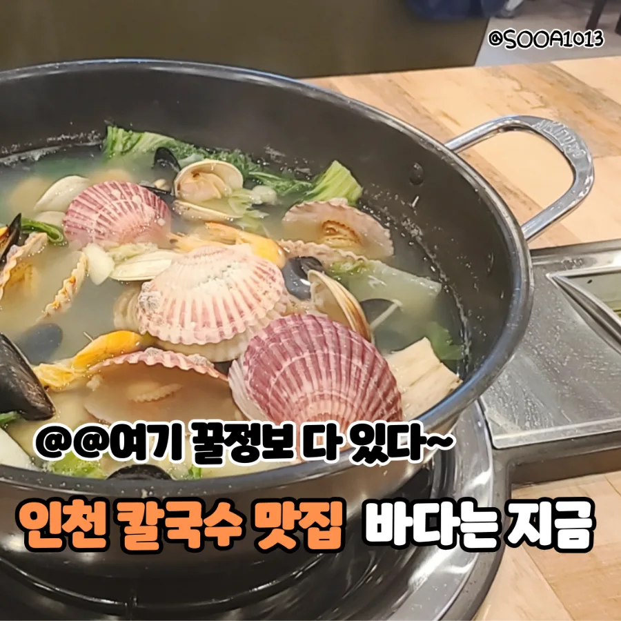 인천 칼국수 맛집 2026: 구월동 점심, 시원한 국물 비결은?