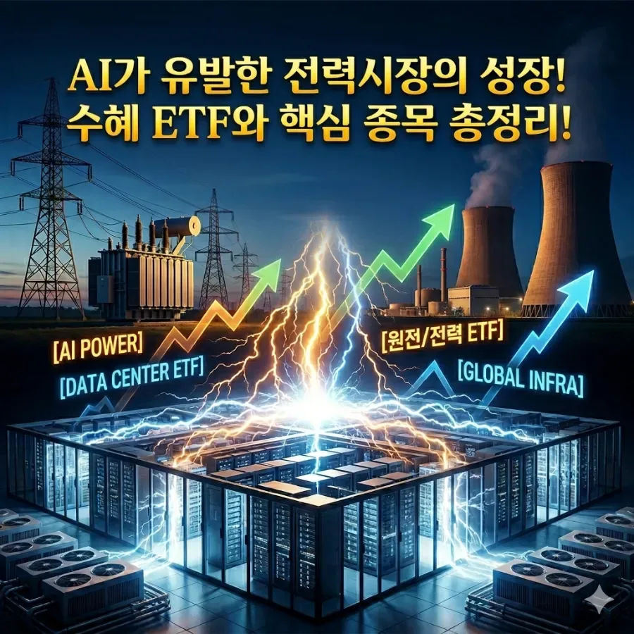 AI 전력 수요 폭증 2026: 데이터센터 ETF 수혜주 총정리 2