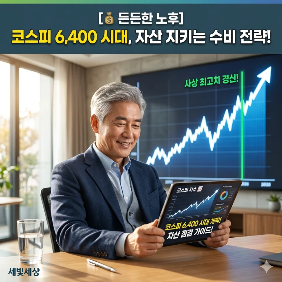 코스피 6,400 시대, 5060을 위한 현명한 투자 전략 2026