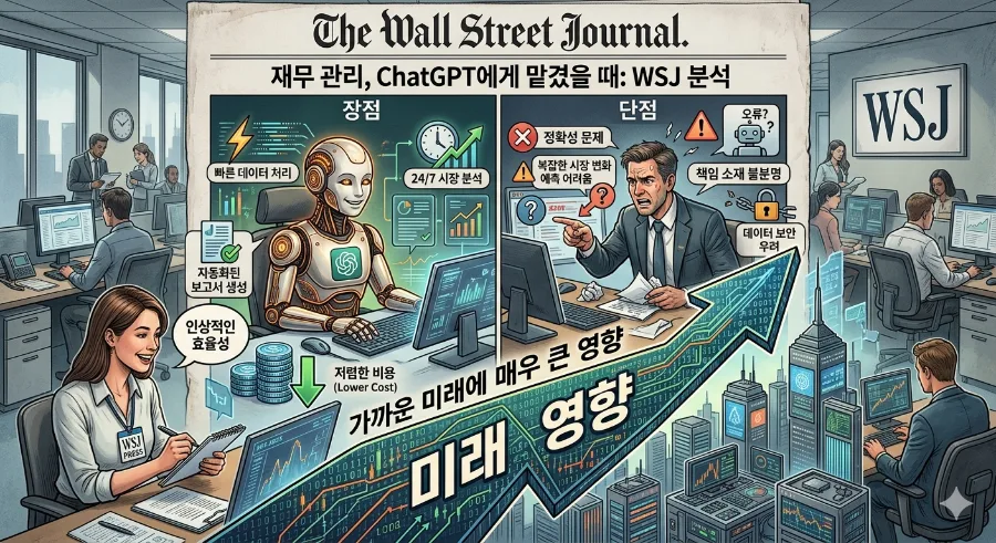 AI 투자 조언, 2026년 전문가 대체 가능할까? WSJ 실험 분석