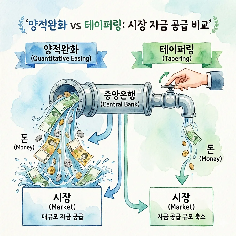 테이퍼링 뜻, 2026년 경제 흐름을 읽는 핵심 용어 총정리 2