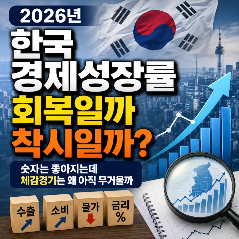 2026년 한국 경제성장률 전망: 체감 경기 회복될까? 2.0% 전망 분석