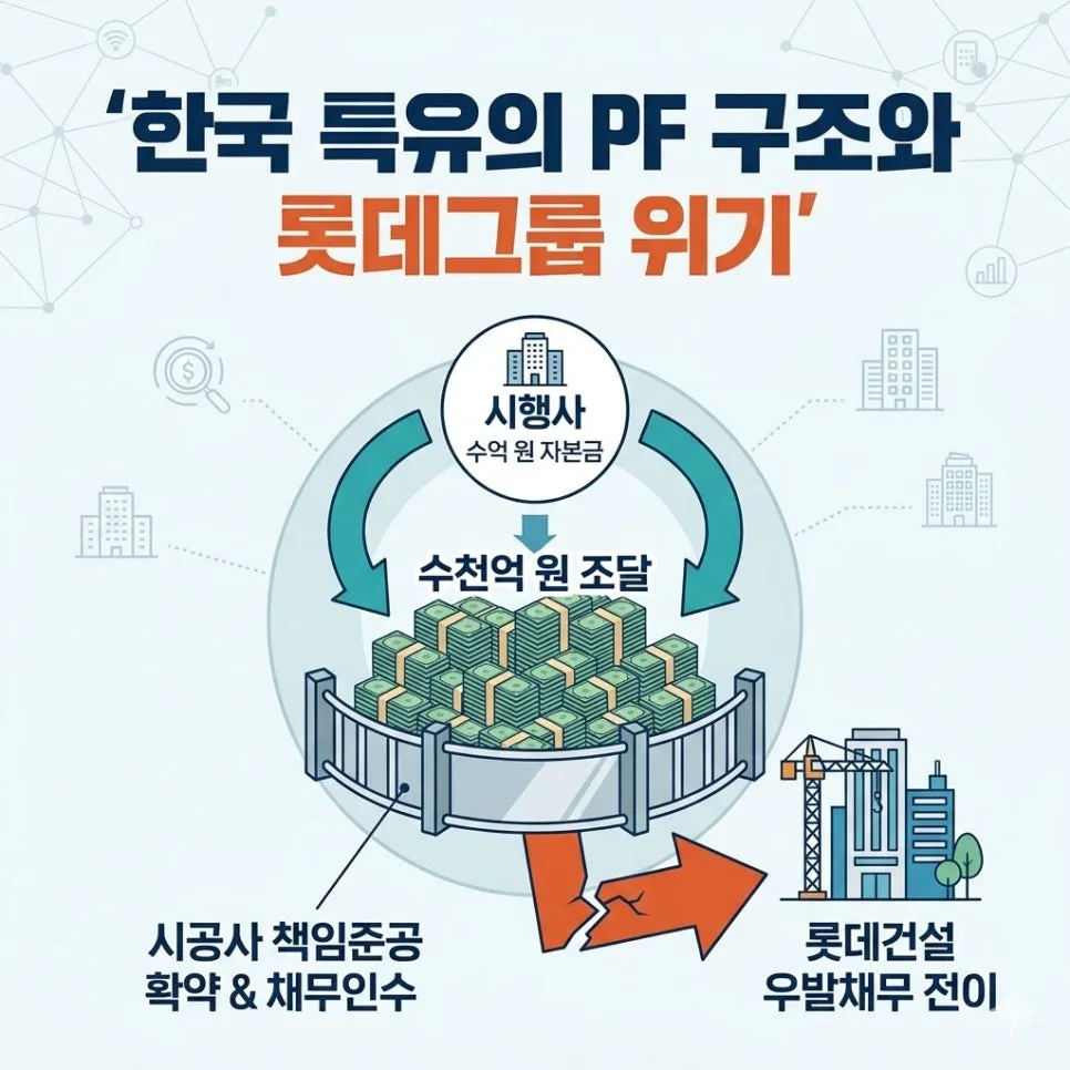 롯데 PF 위기 2026: 건설사 부도 가능성 및 투자 지표 점검