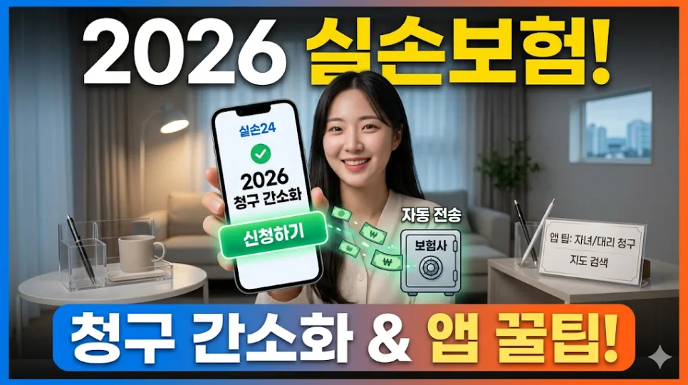 2026 실손보험 청구, 서류 없이 간편하게! 실손24 앱 활용법