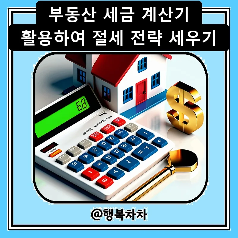 부동산 세금 계산기 활용법 2026: 취득세·양도세 절세 전략 총정리