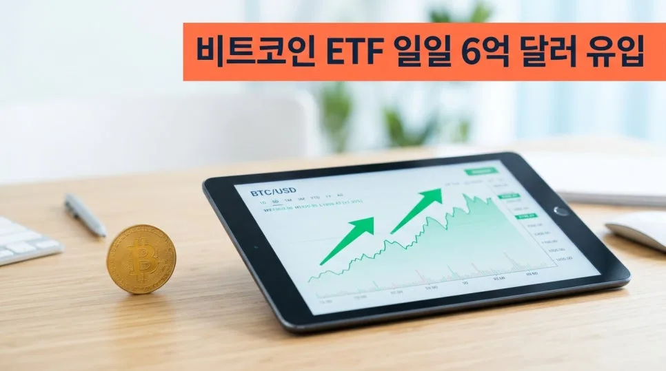 미국 비트코인 현물 ETF, 6.3억 달러 유입 비결은? 2026년 전망