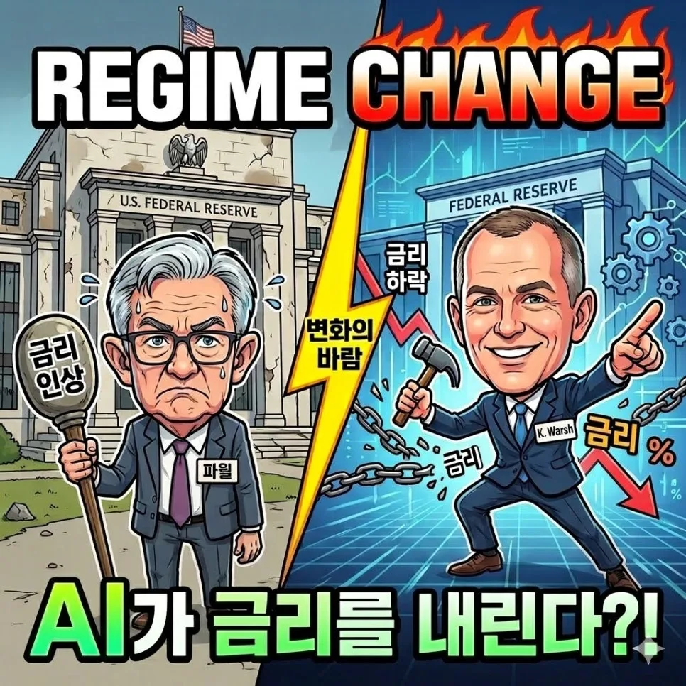 2026년 주식시장 전망: AI 금리 인하 가능성은? 케빈 워시 분석