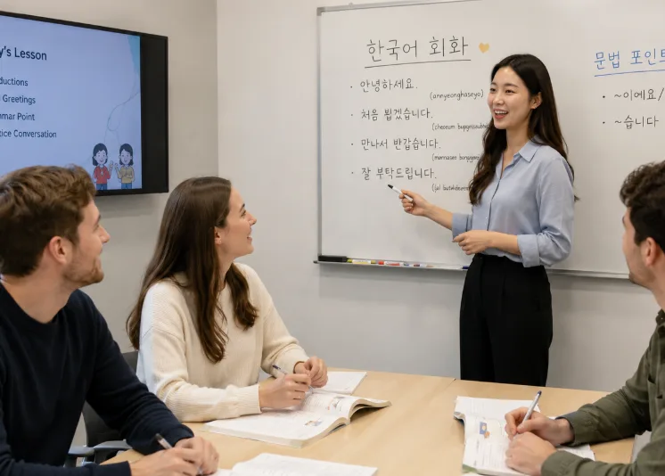 2026년 기업 맞춤 한국어 출강 수업: 회화부터 TOPIK까지 2